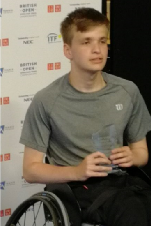 Ross Gourley wins British Open Junior Wheelchair Tennis 2019 singles title