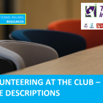 Volunteering at the Club – Role Descriptions