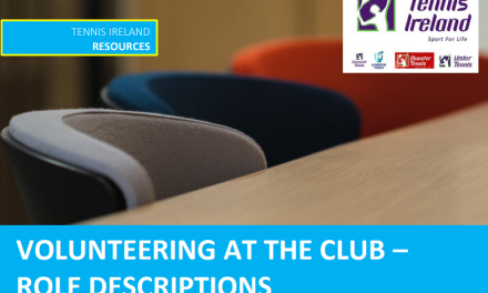 Volunteering at the Club – Role Descriptions