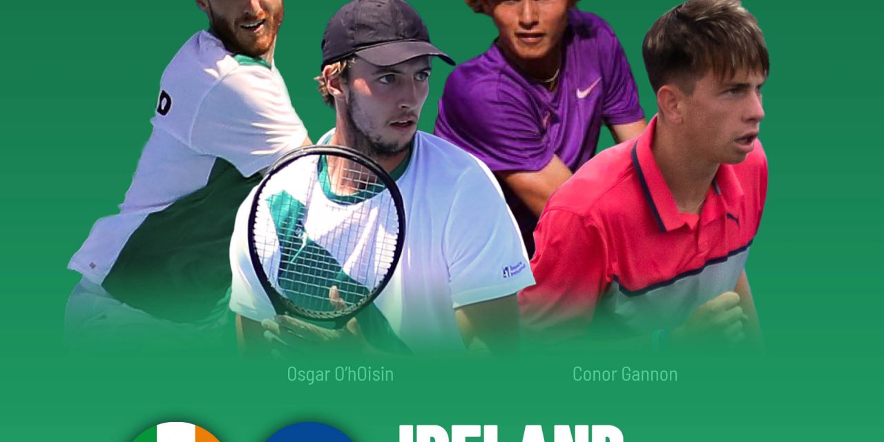 Freddy Murray representing Ireland at the Davis Cup