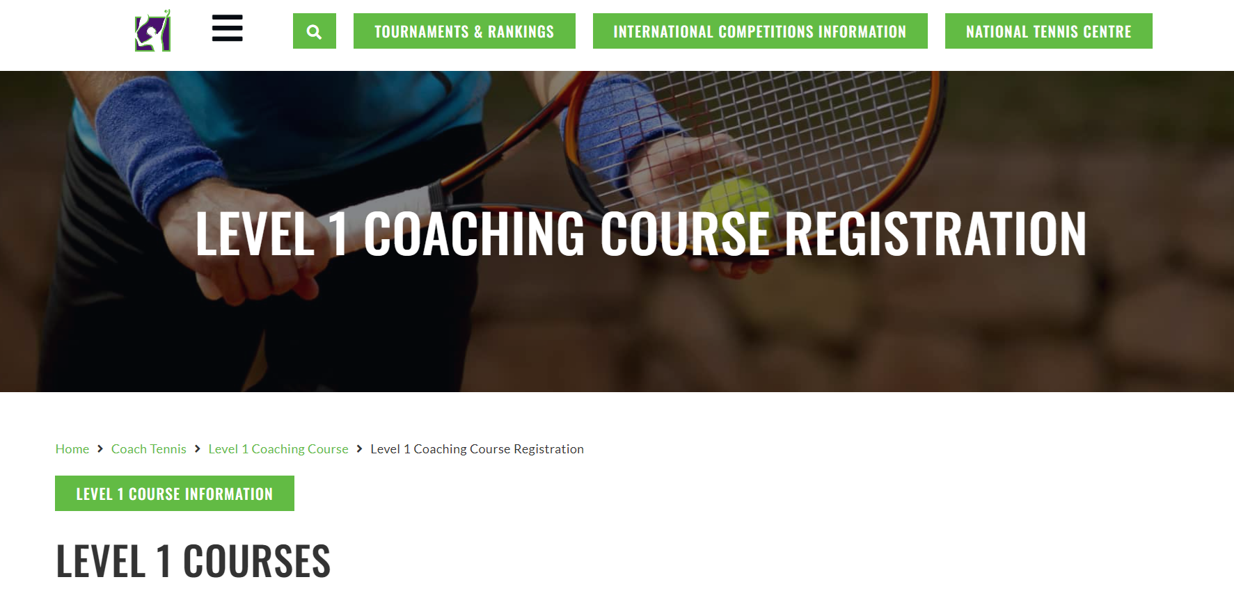 Tennis Ireland Level 1 Coaching Course Belfast November 2024 Ulster